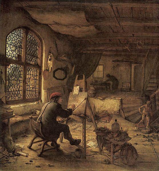 Adriaen van ostade The Painter in His Studio